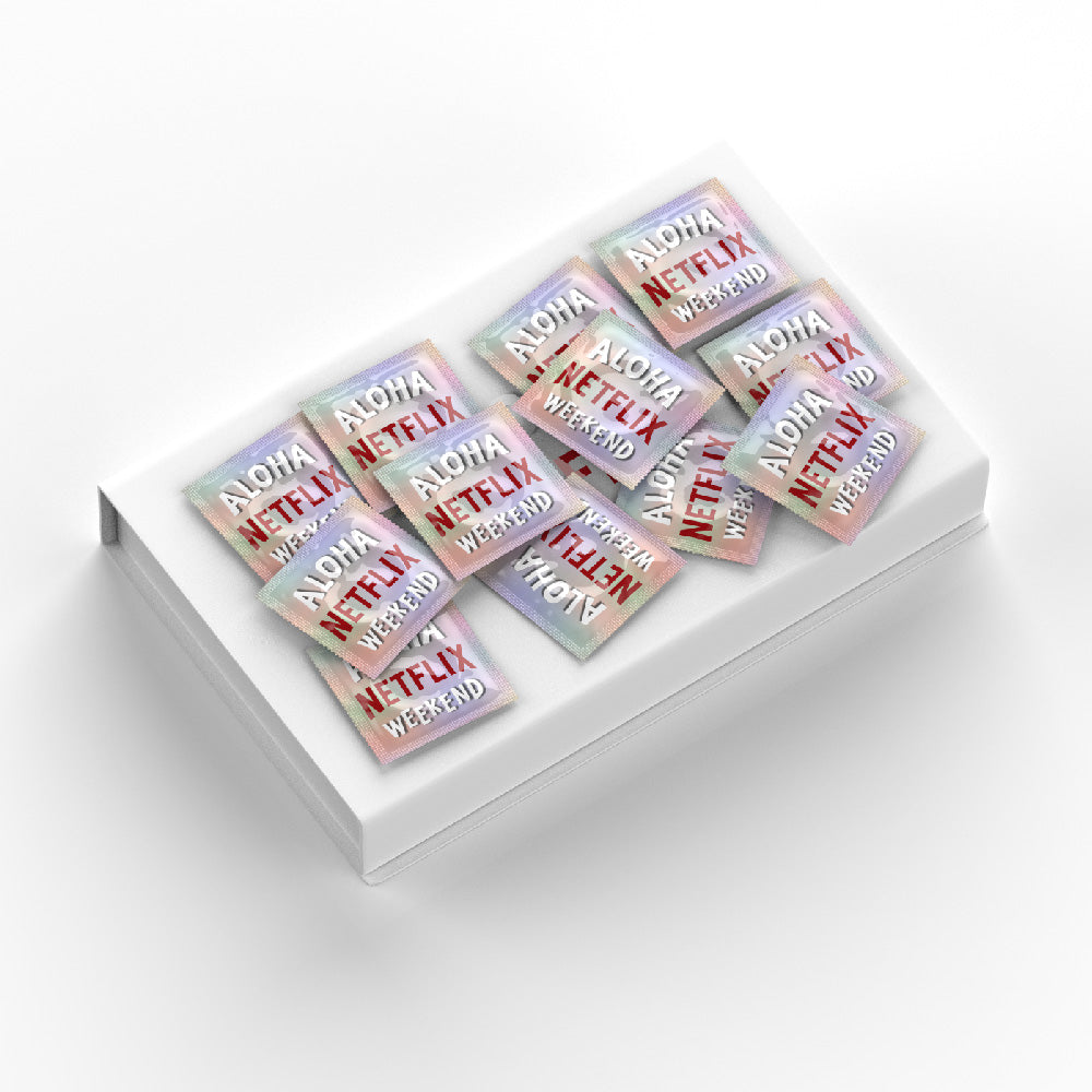 50pcs Personalised Promotional Condoms | Logo Printed Box