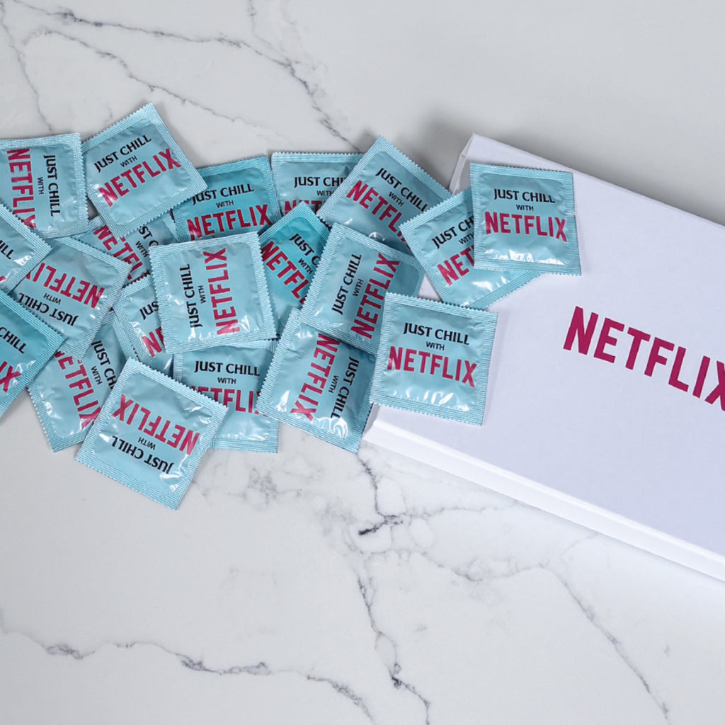 50pcs Personalised Promotional Condoms | Logo Printed Box